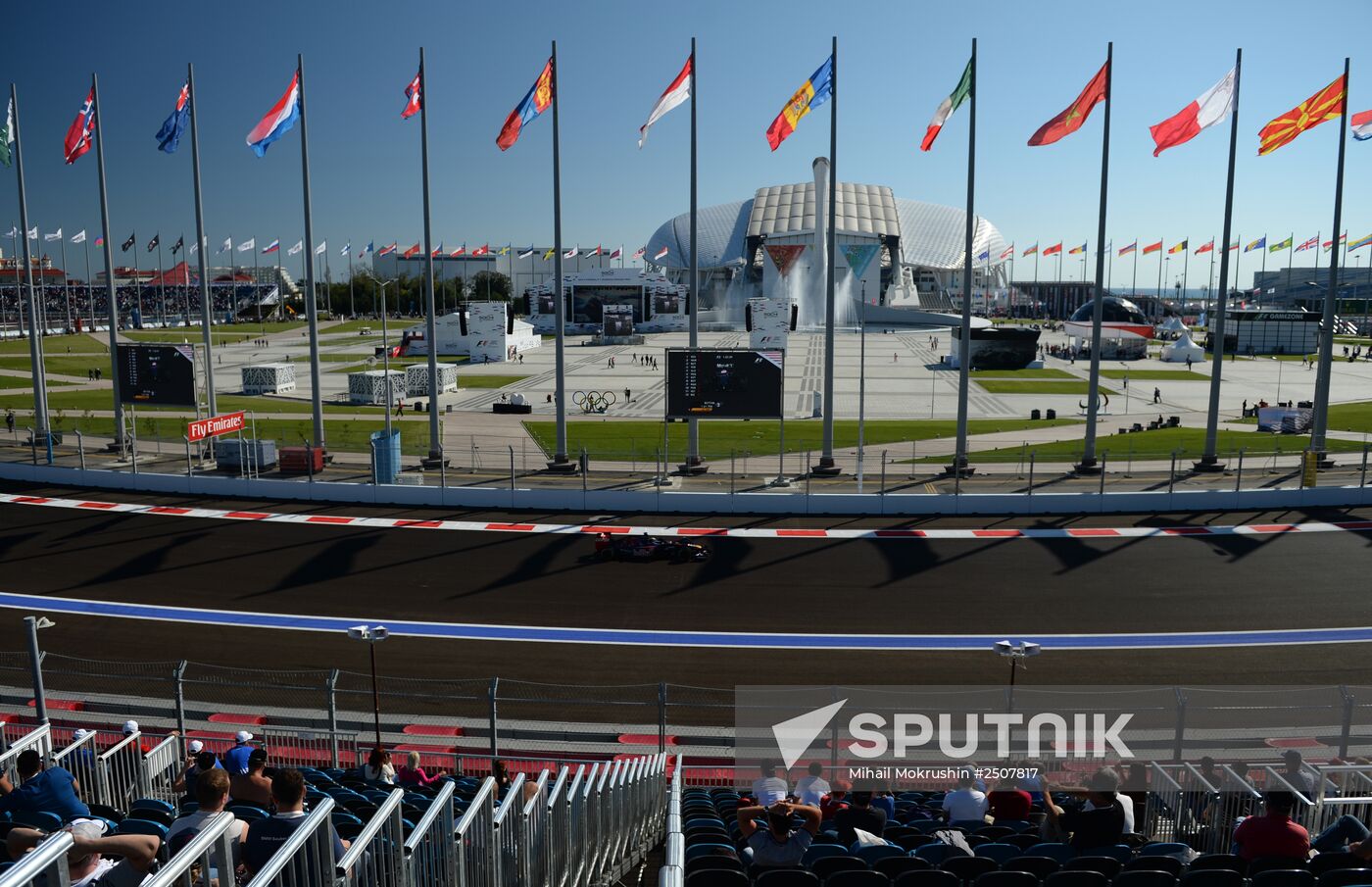 2014 Formula 1 Russian Grand Prix. Free practice