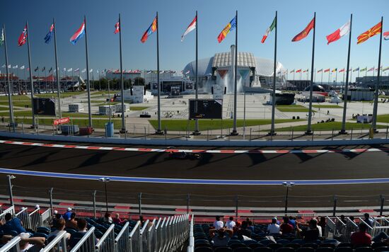 2014 Formula 1 Russian Grand Prix. Free practice