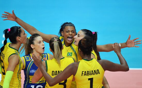 Volleyball. World Championship. Women. Brazil vs. Dominican Republic