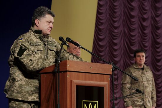 Petro Poroshenko on working visit
