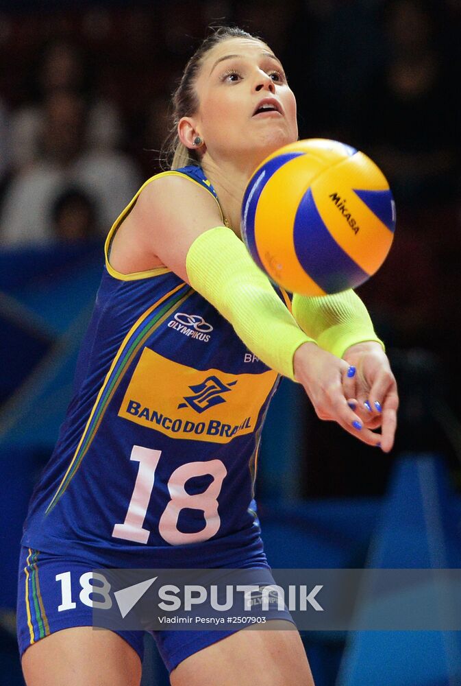 Volleyball. World Championship. Women. Brazil vs. Dominican Republic