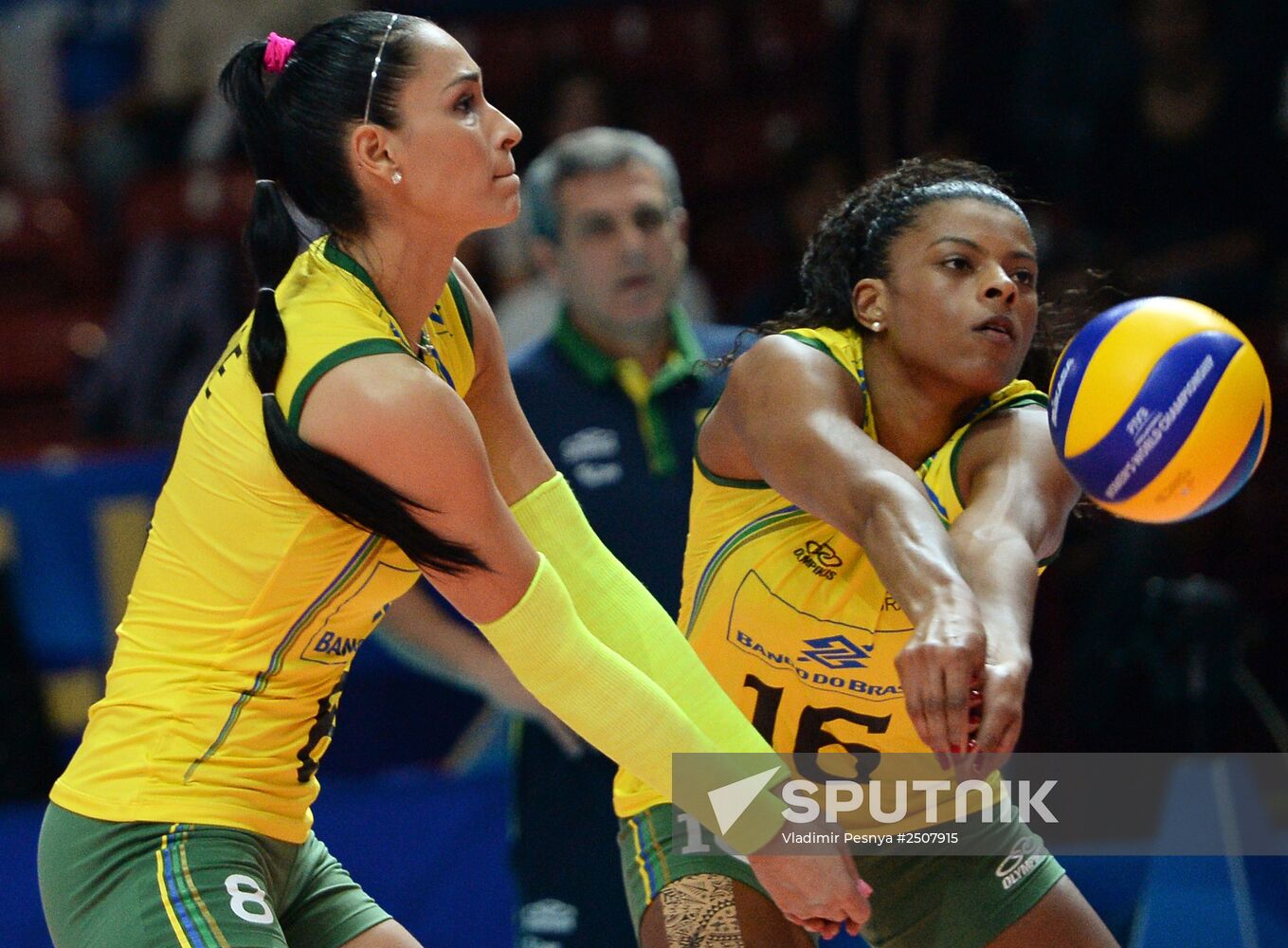 Volleyball. World Championship. Women. Brazil vs. Dominican Republic