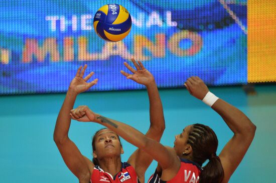 Volleyball. World Championship. Women. Brazil vs. Dominican Republic