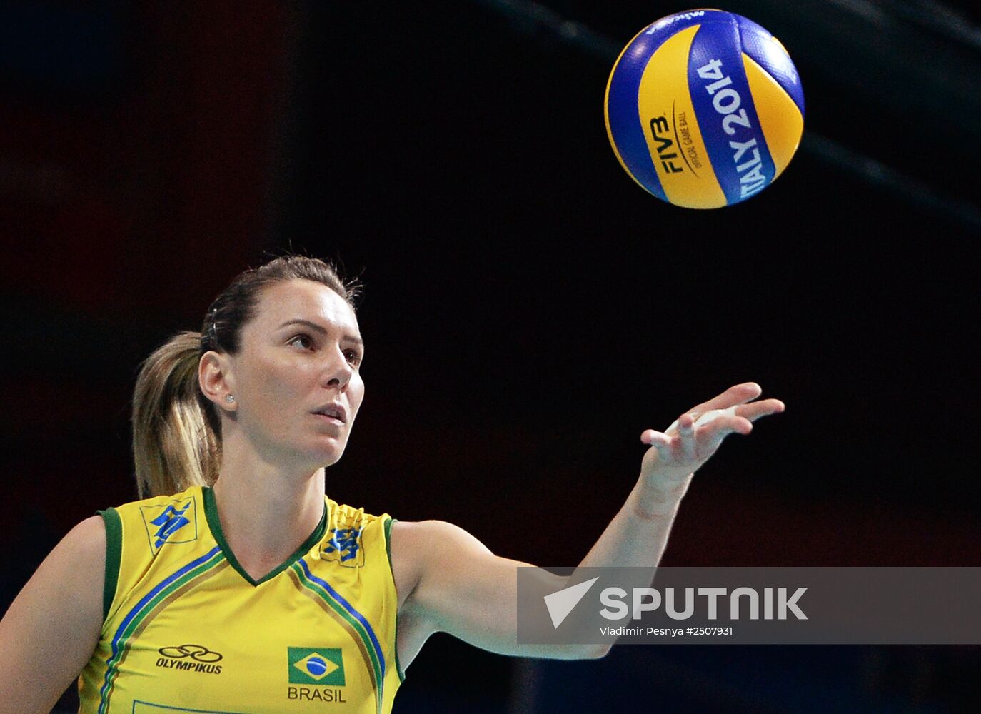 Volleyball. World Championship. Women. Brazil vs. Dominican Republic
