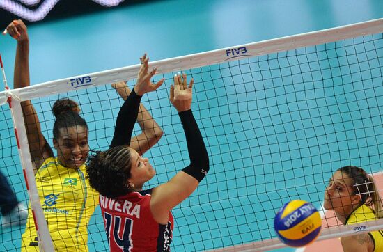 Volleyball. World Championship. Women. Brazil vs. Dominican Republic