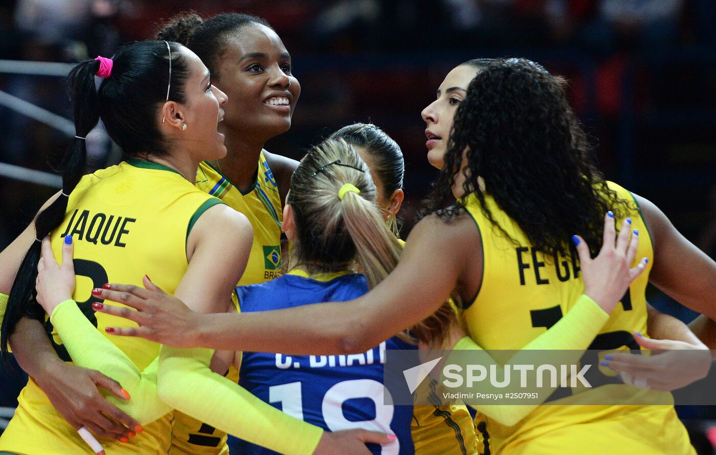 Volleyball. World Championship. Women. Brazil vs. Dominican Republic