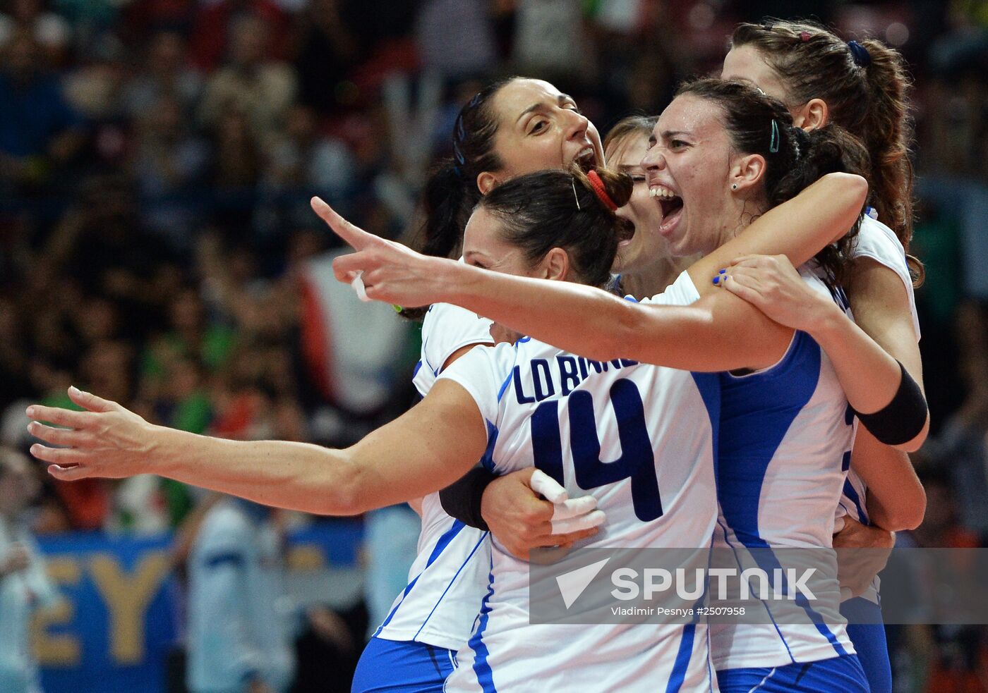2014 FIVB Volleyball Women's World Championship. Italy vs. Russia