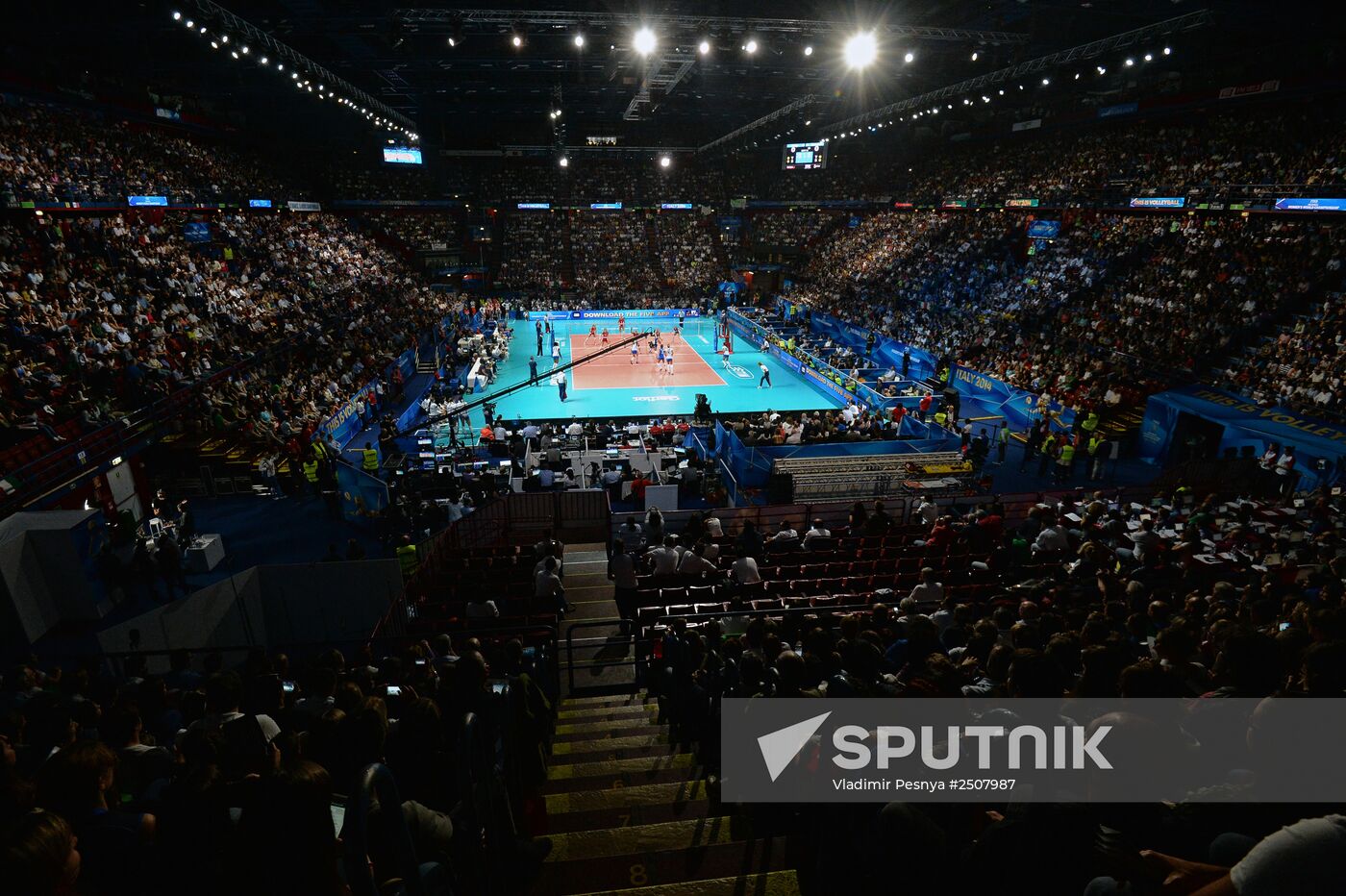 2014 FIVB Volleyball Women's World Championship. Italy vs. Russia