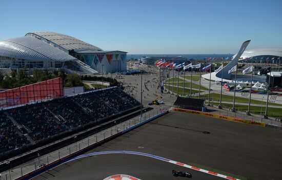 2014 Formula 1 Russian Grand Prix. Third free practice session