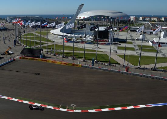 2014 Formula 1 Russian Grand Prix. Third free practice session