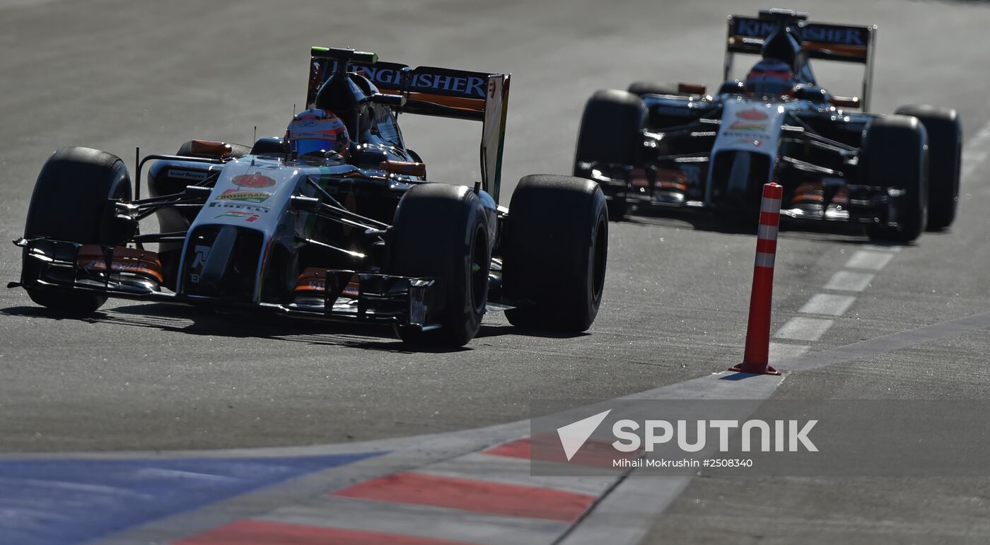2014 Formula 1 Russian Grand Prix. Qualifying