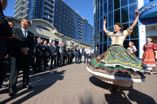 Dmitry Rogozin attends the Russian-Chinese Economic Forum