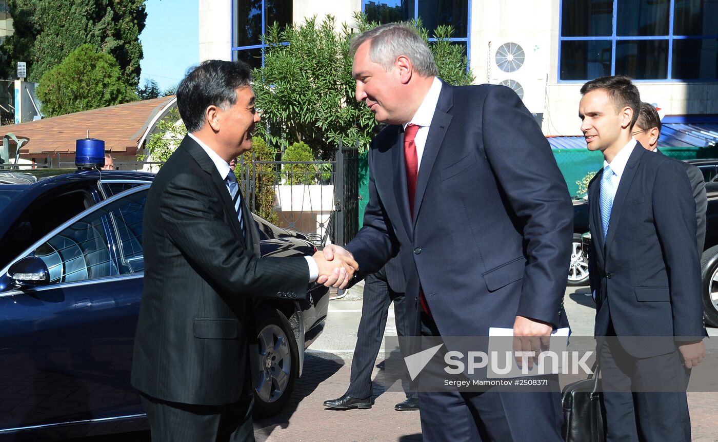 Dmitry Rogozin attends the Russian-Chinese Economic Forum