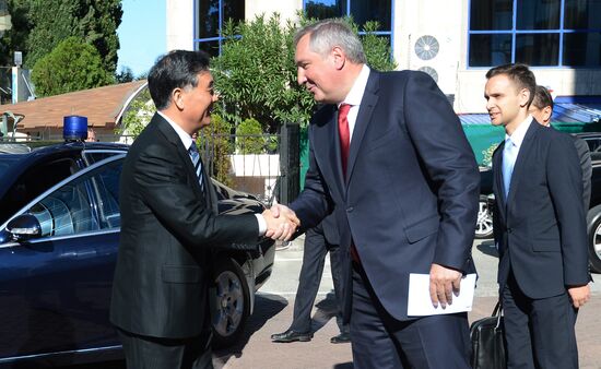 Dmitry Rogozin attends the Russian-Chinese Economic Forum