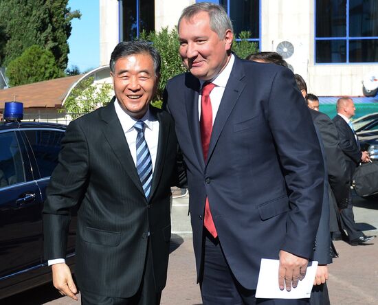 Dmitry Rogozin attends the Russian-Chinese Economic Forum