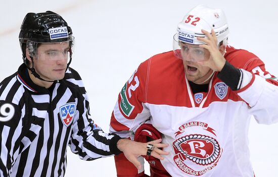 Kontinental Hockey League. CSKA vs. Vityaz