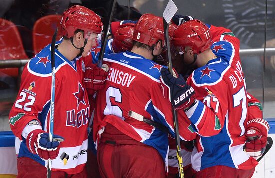 Kontinental Hockey League. CSKA vs. Vityaz
