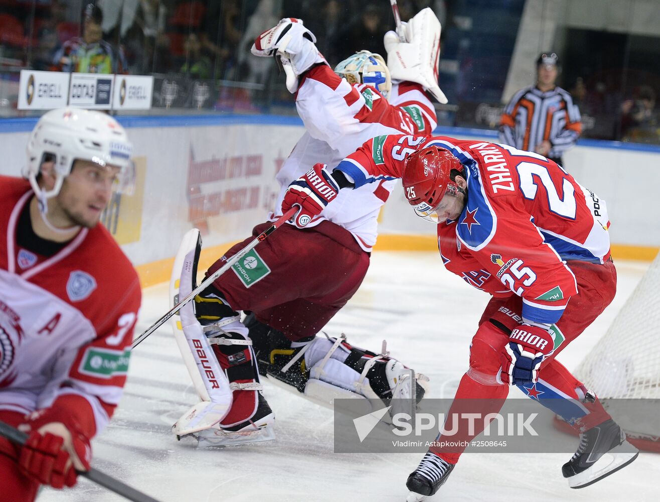 Kontinental Hockey League. CSKA vs. Vityaz
