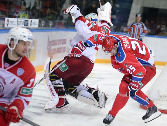Kontinental Hockey League. CSKA vs. Vityaz