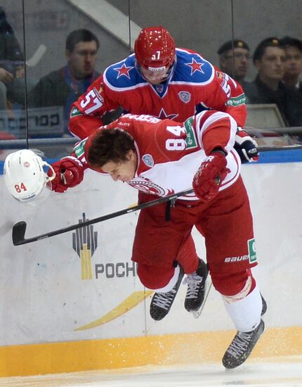 Kontinental Hockey League. CSKA vs. Vityaz