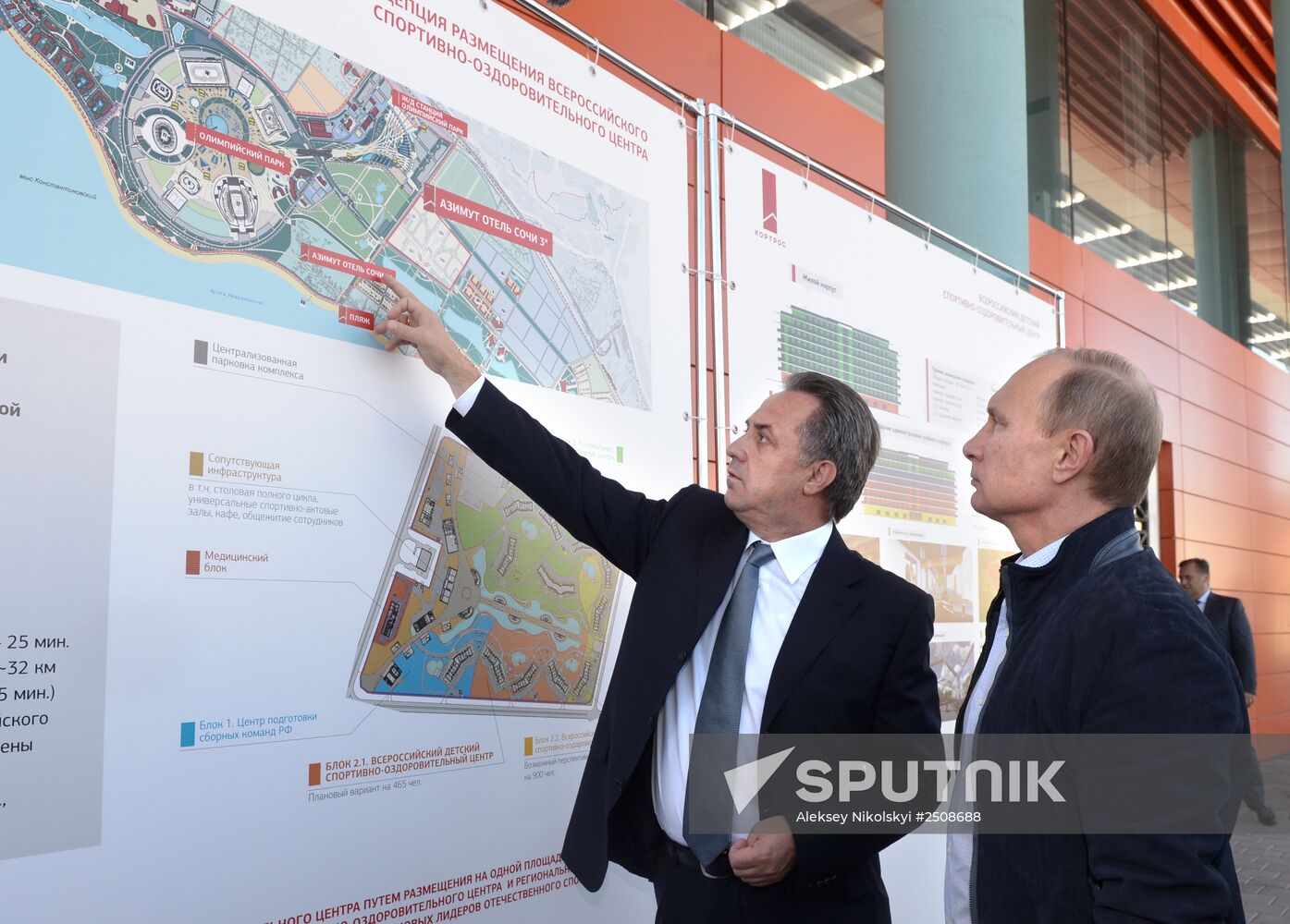 Russian President Vladimir Putin visits Sochi