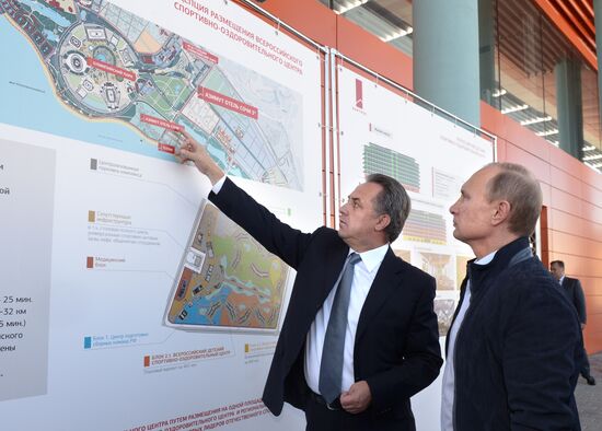 Russian President Vladimir Putin visits Sochi