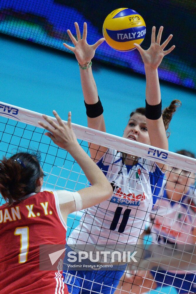 2014 FIVB Volleyball Women's World Championship. Italy vs. China