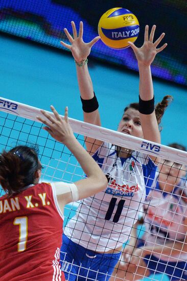 2014 FIVB Volleyball Women's World Championship. Italy vs. China