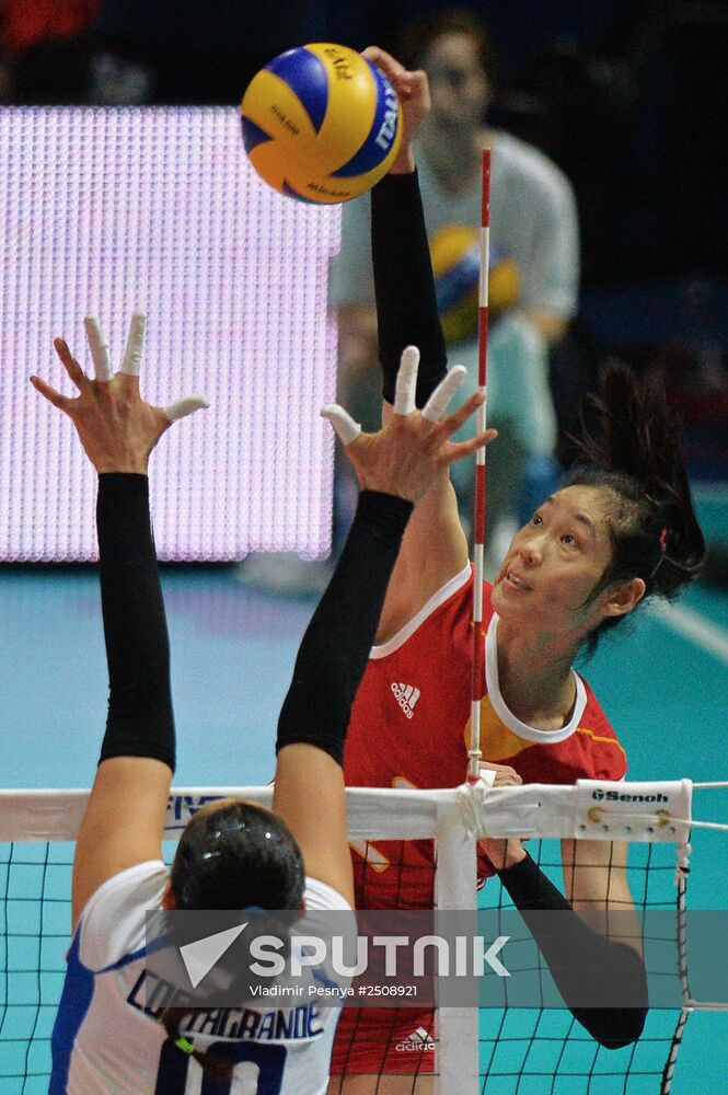 2014 FIVB Volleyball Women's World Championship. Italy vs. China