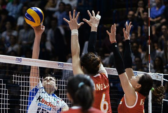 2014 FIVB Volleyball Women's World Championship. Italy vs. China