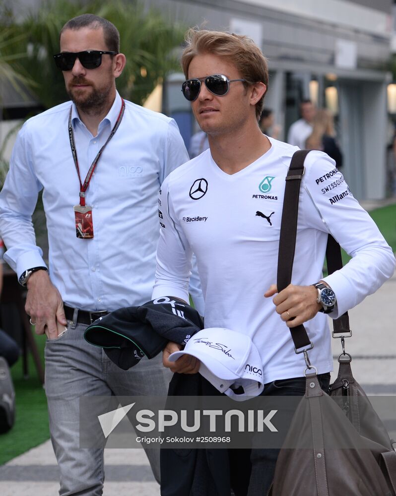 2014 Formula 1 Russian Grand Prix. Racing