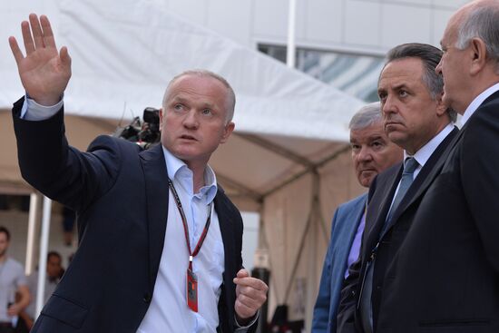 2014 Formula 1 Russian Grand Prix. Racing