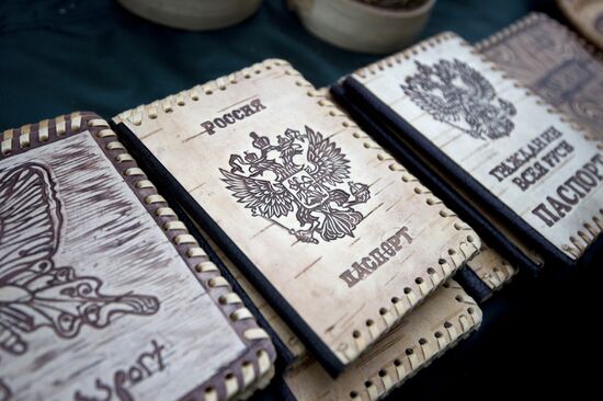 Crafts fair in Omsk