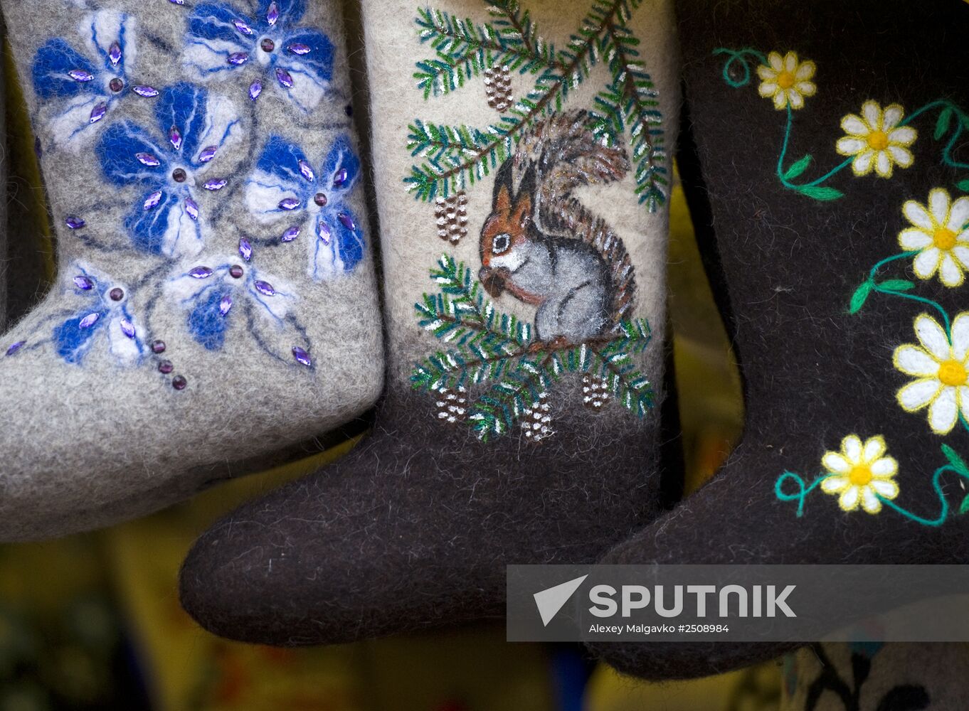 Crafts fair in Omsk