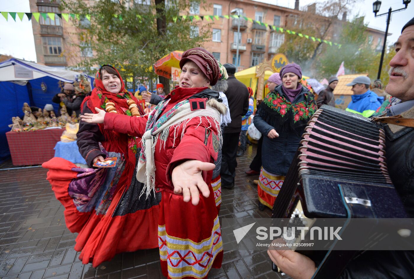 Crafts fair in Omsk