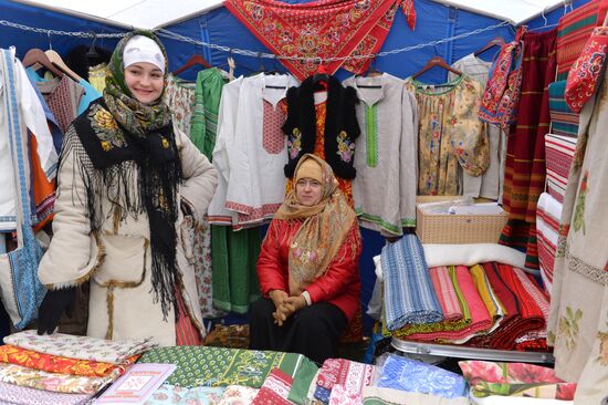 Crafts fair in Omsk