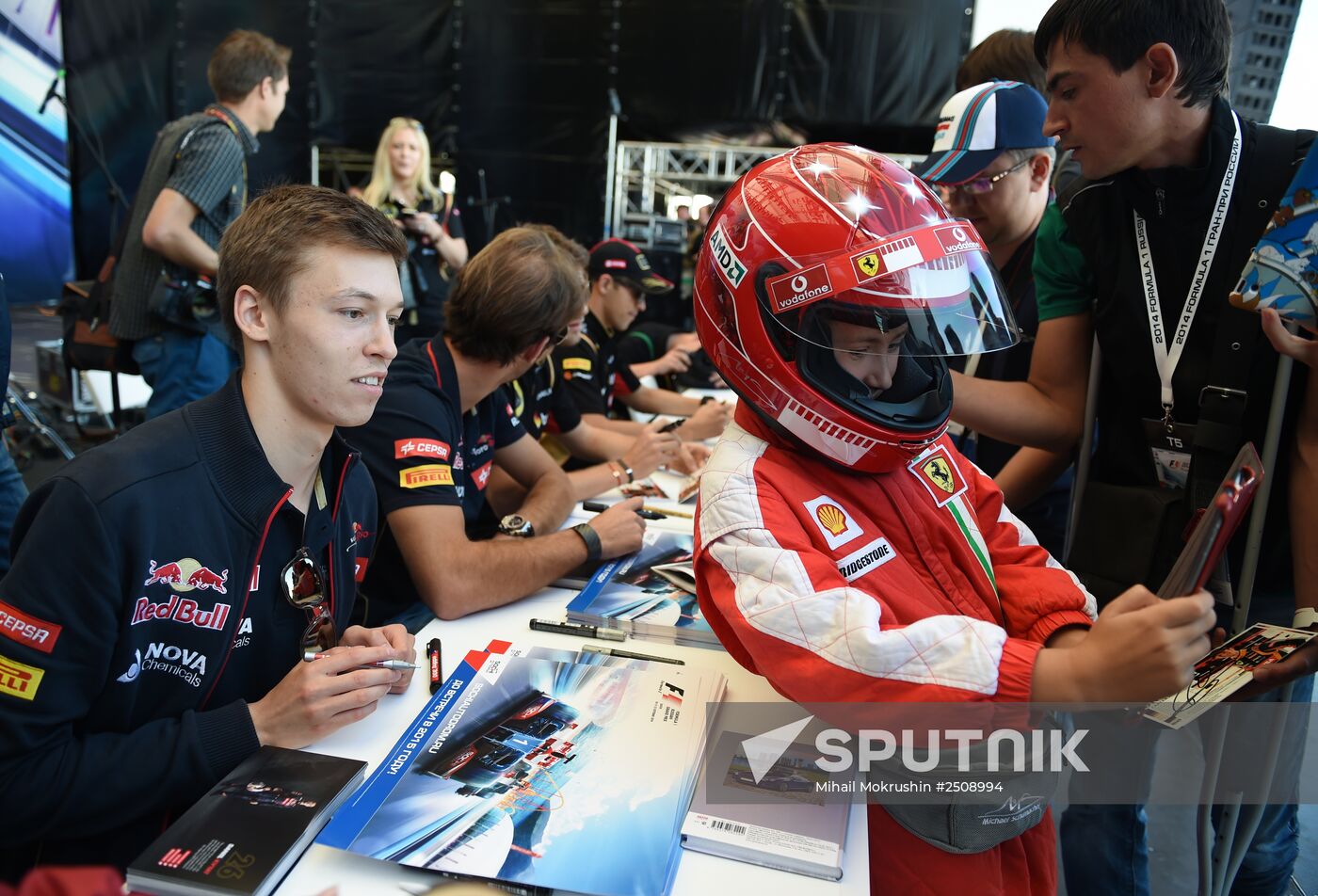 2014 Formula 1 Russian Grand Prix. Racing