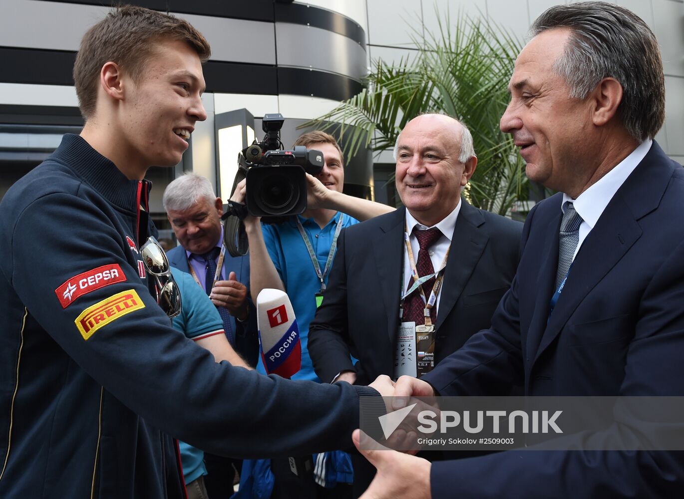 2014 Formula 1 Russian Grand Prix. Racing