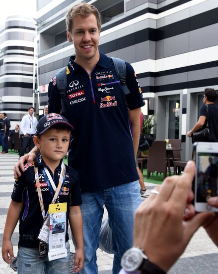 2014 Formula 1 Russian Grand Prix. Racing