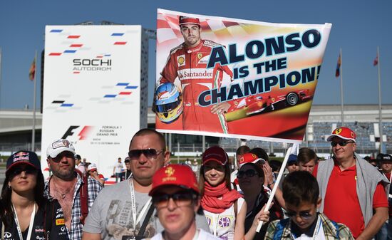2014 Formula 1 Russian Grand Prix. Race