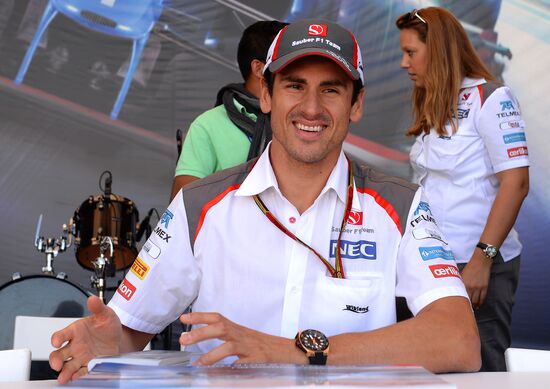 2014 Formula 1 Russian Grand Prix. Racing