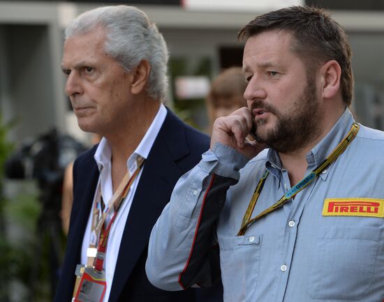2014 Formula 1 Russian Grand Prix. Racing