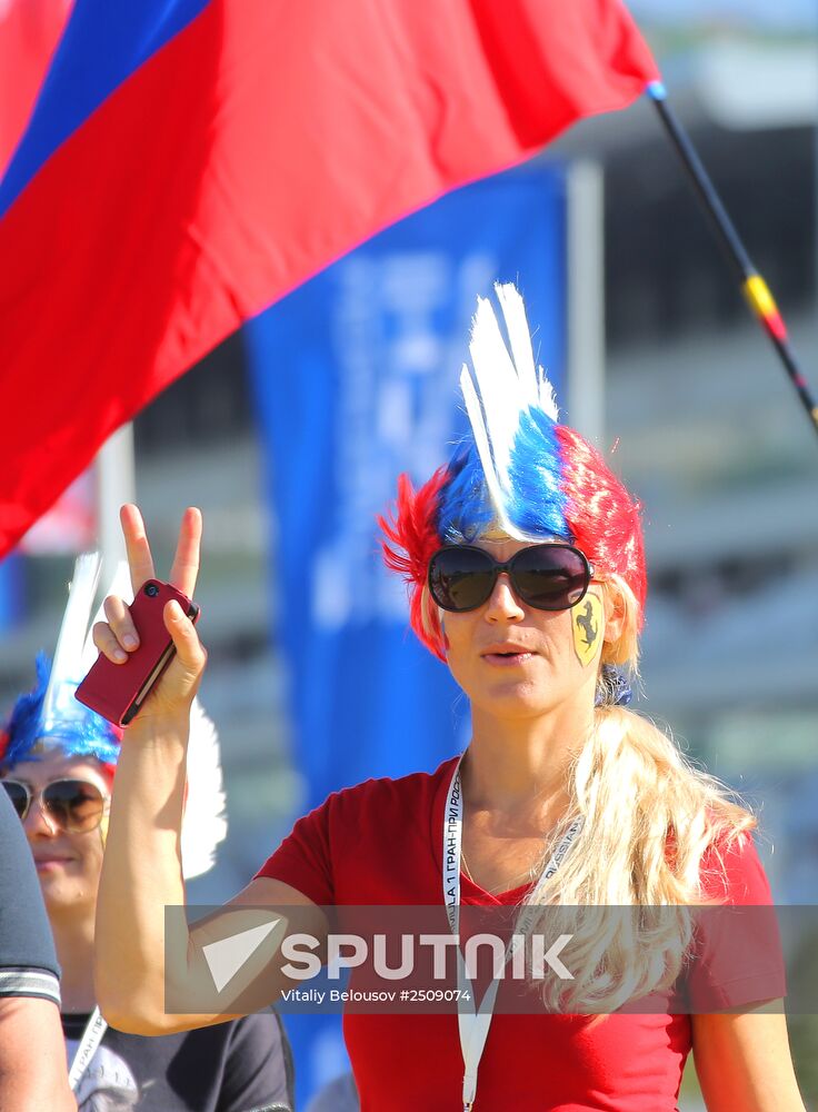 Motorsport. Formula One. Russian Grand Prix. Race