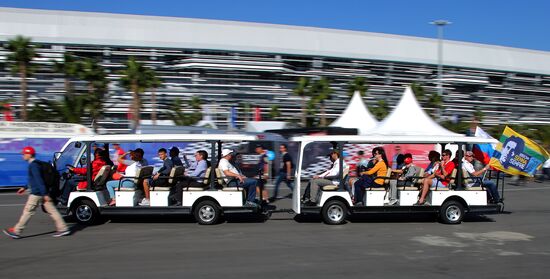 Motorsport. Formula One. Russian Grand Prix. Race