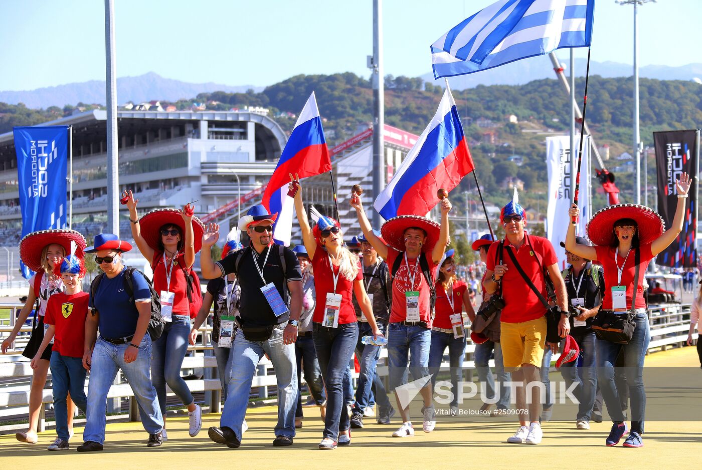 Motorsport. Formula One. Russian Grand Prix. Race