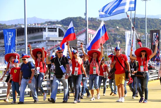 Motorsport. Formula One. Russian Grand Prix. Race