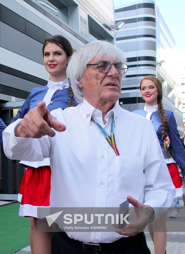 2014 Formula 1 Russian Grand Prix. Racing