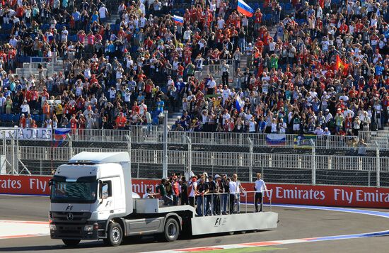 Motorsport. Formula One. Russian Grand Prix. Race