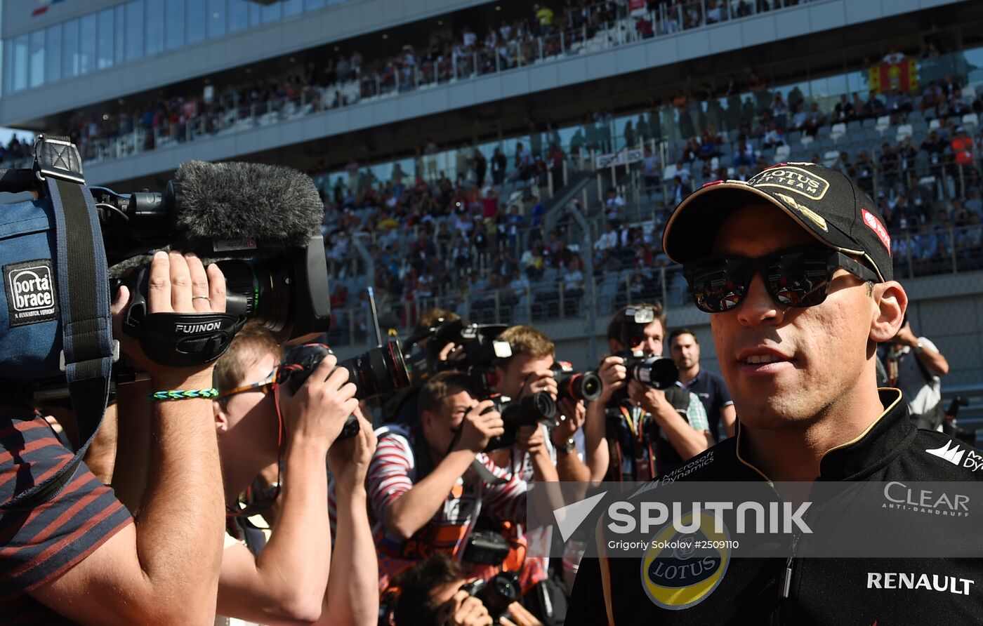 2014 Formula 1 Russian Grand Prix. Racing