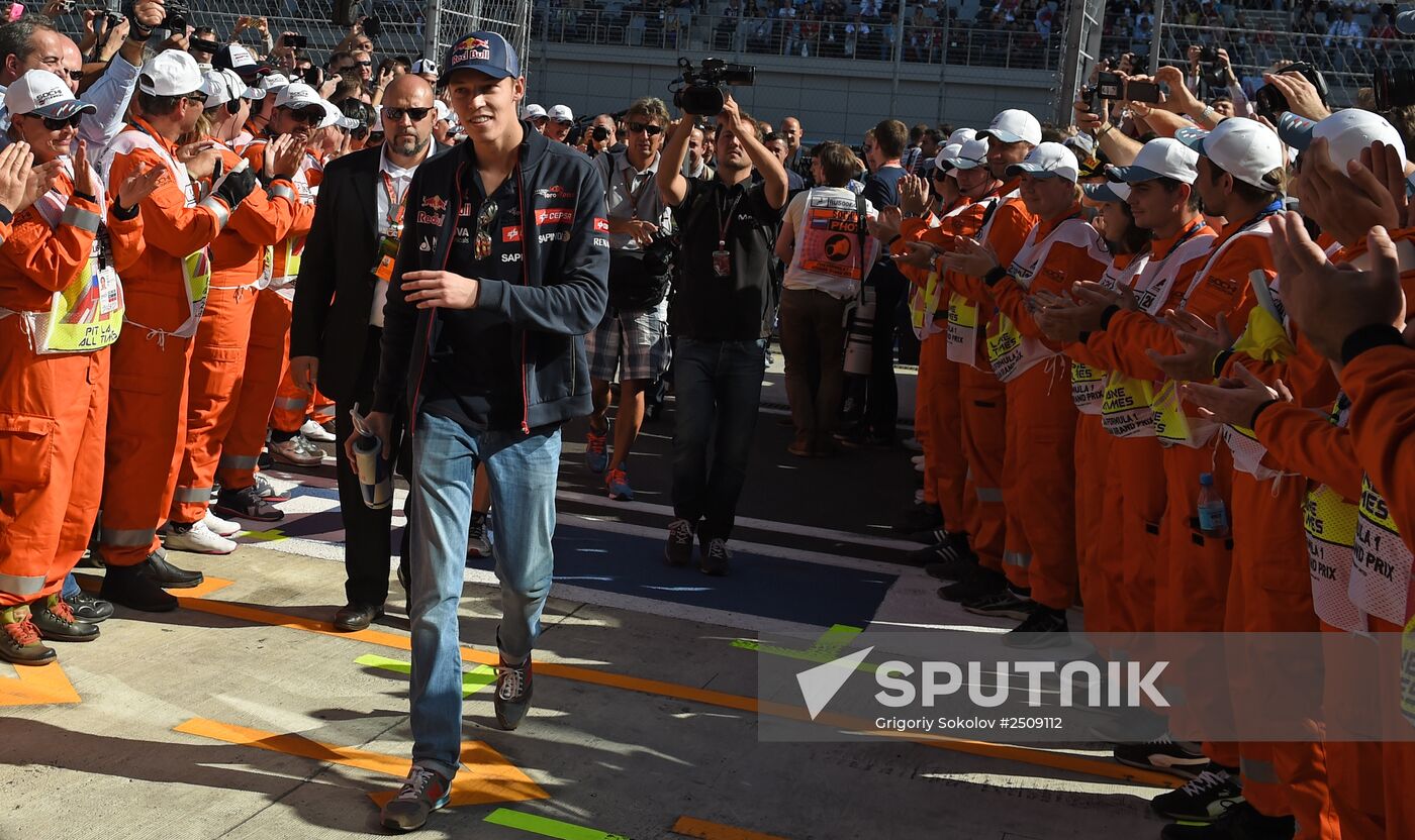 2014 Formula 1 Russian Grand Prix. Racing